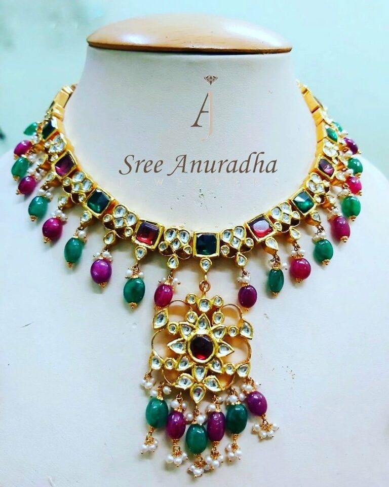 Kundan Necklace - 65 grams